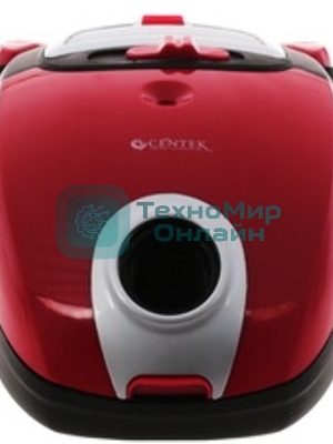 Пылесос Centek CT-2511 красный/черный, 400/2000 Вт, уборка сухая, пылесборник мешок, 2 л