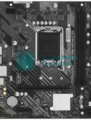 Материнская плата ASRock H610M-H2/M.2 D5, LGA 1700, Intel H610, 2xDDR5, 4xSATA, 1xM.2, 1xPCIe 4.0 x16, 1xPCIe x1, 2xHDMI, 1x 1Gb LAN, 4xUSB-A 2.0, 2xUSB-A 3.2 Gen 1, 3x3.5 мм, 7.1, mATX