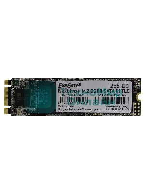 Накопитель SSD ExeGate NextPro+ UV500TS256, 256Gb, SATA III, M.2 2280, R/W 561/500