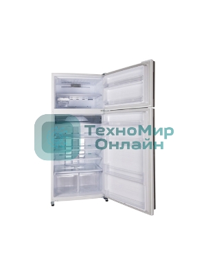 Холодильник Sharp SJ-XE59PMWH белый жемчуг двухкамерный 430/148л морозилка сверху, No Frost