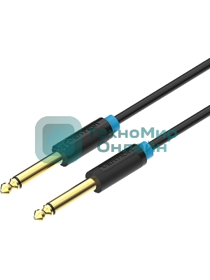 Кабель Vention аудио Jack 6,35 мм M/6.35 M - 3 м