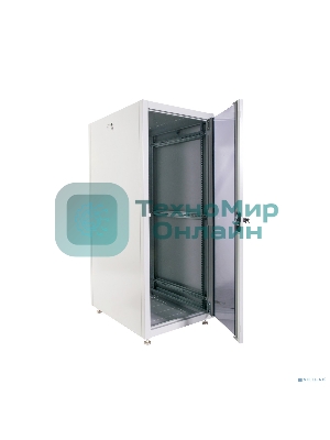 Шкаф коммутационный ЦМО (ШТК-Э-24.6.8-13АА) 24U 600x800 мм пер. дв. стекл металл 2 бок. пан. 540 кг серый