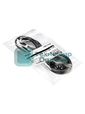 Кабель питания ExeGate Power EC-1,8P (C13 угловой->C14, VDE-250V-3*0.5мм2, медь, черный, 6A, 1.8м)