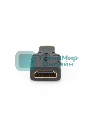 Переходник Gembird Переходник HDMI-microHDMI 19F/19M, золотые разъемы, пакет