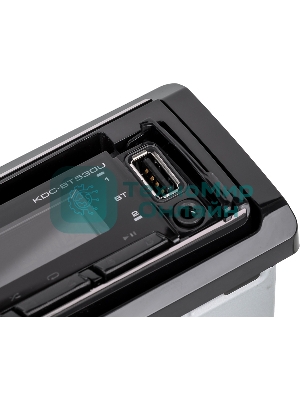 Автомагнитола Kenwood KDC-BT530U, 1 DIN, CD, Bluetooth, USB Type-A, AUX, съёмная панель