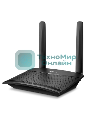 Роутер беспроводной TP-Link TL-MR100 N300 10/100BASE-TX/4G(3G) cat.4 черный