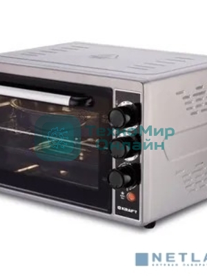Мини-печь Kraft KF-MO3803KGR серый Мощность 1500(Вт),Объем 38(Л)