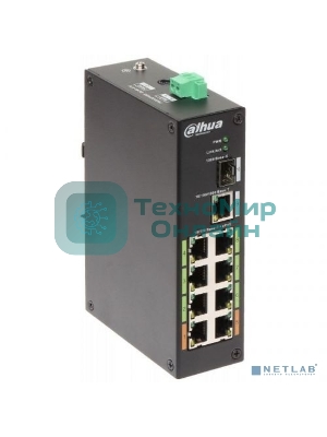Коммутатор Dahua DH-LR2110-8ET-120 8-портовый ePoE