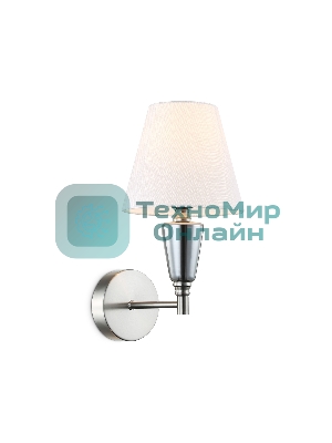 Настенный светильник Ambrella light LH75259 SN/FR сатин никель/белый матовый E14 max 40W 210*160*325