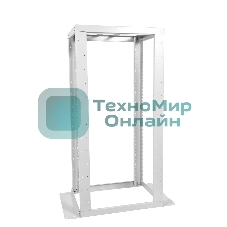 Стойка двухрамная ЦМО СТК-С-45.2.1000 45U 560ммX1280мм направл.закл.гайки 480кг серый