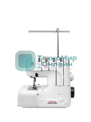 Оверлок ЧАЙКА NEW WAVE 007 2/3/4-х нит. оверлок, 12 видов швов, регул.давления лапки, дифференциал, мусоросборник