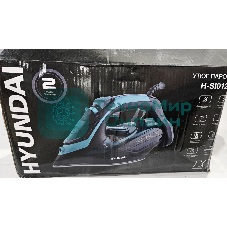 (Поврежденный товар) Утюг Hyundai H-SI01221 3000 Вт черный/зеленый [См.описание!]