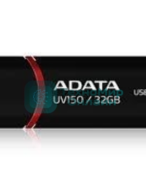 Флешка USB ADATA UV150 (AUV150-32G-RBK), 32Gb, USB 3.0, R/W 100/30, черный