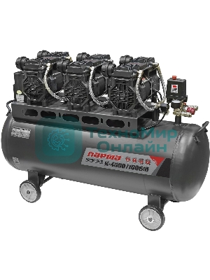Компрессор поршневой Парма БМ K-4500/100БМ масляный 711л/мин 100л 4500Вт серый/черный