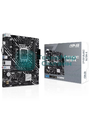Материнская плата ASUS PRIME H610M-K, LGA 1700, Intel H610, 2xDDR5, 4xSATA, 1xM.2, 1xPCIe 4.0 x16, 1x1Gb LAN, 2xUSB-A 3.2 Gen 1, 4xUSB-A 2.0, 1xHDMI, 1xVGA, 3x3.5 мм, 1xRS-232, 7.1, mATX