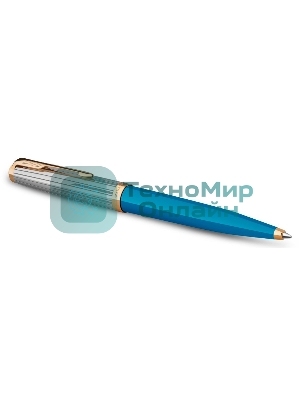 Ручка шариковая Parker 51 Premium (CW2169080) Turquoise GT, M, черные чернила, подарочная коробка