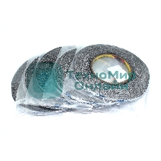 Скотч 3M двухсторонний для монтажа тачскринов, черный, ширина 5 мм, длина 55 м 5 шт. 112174