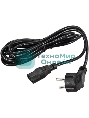 Шнур сетевой Rexant СЕЕ 7/7 (Schuko) – IEC 320 C13 3x1,0мм², длина 1,2м