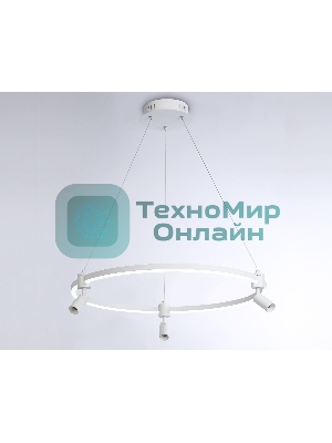 Светильник Ambrella light FL5292/1+3 WH белый 54W 3000K/4200K/6400K+4200K D600*1200 (ПДУ ИК)