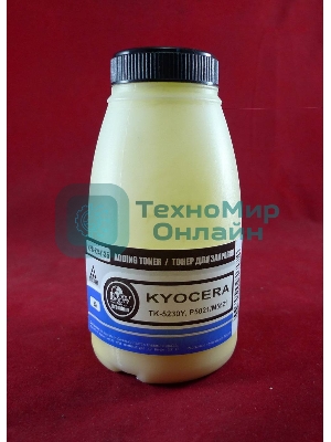 Тонер для Kyocera TK-5230Y, P5021/M5521 Yellow (фл. 35г) 2.2K B&W Premium фас. Россия