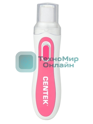 Набор для маникюра и педикюра Centek CT-2188 бело-розовый, 3 насадки