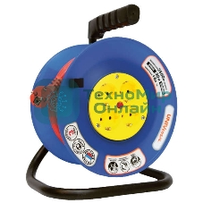 Удлинитель на катушке 4х30 м без заземл. 10А IP20 ВЕМ-250 термо ПВС 2х1 UNIVersal 9632898