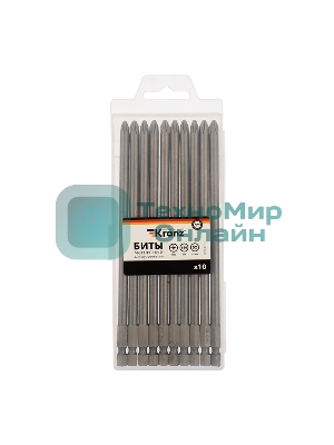 Бита Kranz PH2х150 мм для шуруповерта (упак. 10 шт.)