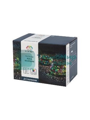 Гирлянда роса Фейерверк с трансформатором 20 м, 1000 LED, цвет свечения мультиколор