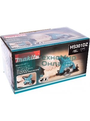 Пила циркулярная Makita HS301DZ10.8В Li-ion 1500об\м диск-ф85мм рез-25.5мм 1.6кг кор б\акк и з\у