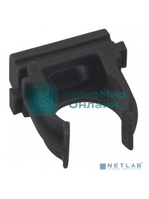 Крепеж-клипса d25 мм Plast PROxima черный (уп. 10 шт) EKF derj-z-25b