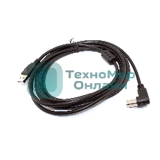 Кабель USB 2.0 на USB-B угол влево 5 м