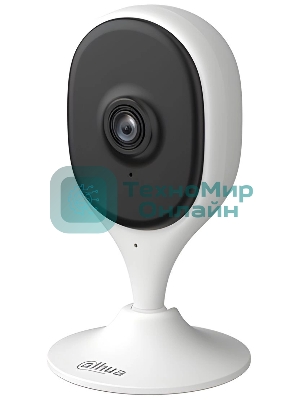 Компактная IP-видеокамера Dahua DH-IPC-C5AP-0280B с Wi-Fi 2.4ГГц 5Мп, 1/3.2” CMOS, объектив 2.8мм, обнаружение людей, ИК 10м, микрофон, динамик