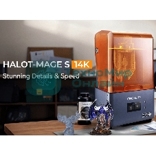 Принтер 3D Creality HALOT-MAGE S, размер печати 223x126x230мм, LCD MSLA, фотополимерные смолы, матрица: 14K (13320x5120), Enternet/USB/WiFi, 100W