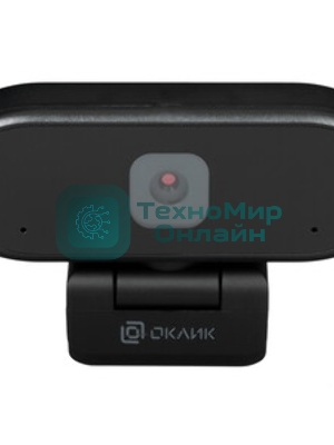 Веб-камера OKLICK OK-C015HD 1280x720, 30 кадр/с, USB Type-A, микрофон, ручная фокусировка, универсальное крепление