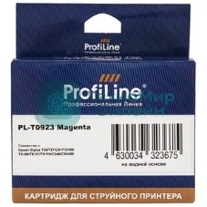 Картридж струйный ProfiLine PL-0923N для принтеров Epson StylusC91/CX4300/TX106/TX109/TX117/TX119/T26/T27 Magenta водн