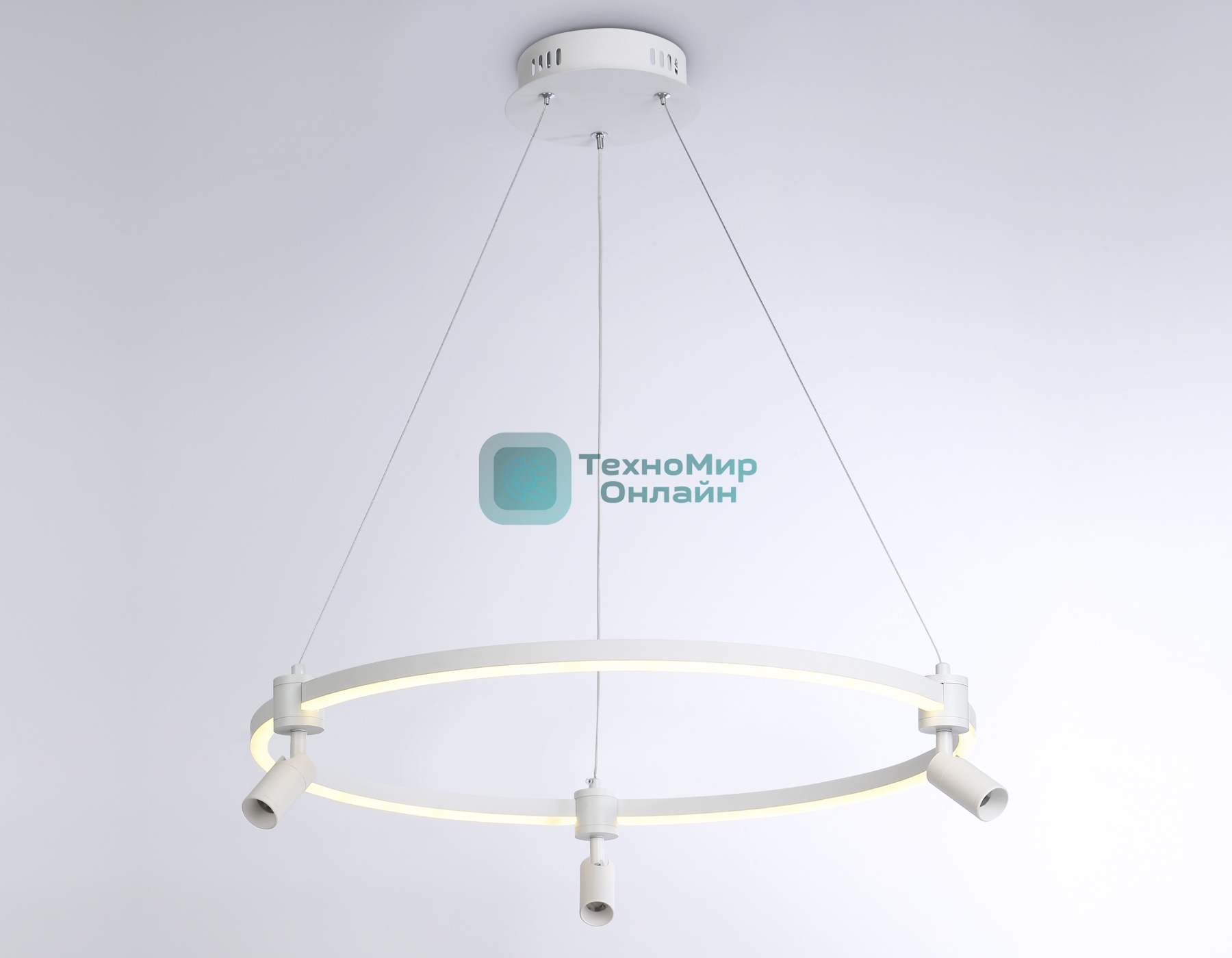 Светильник Ambrella light FL5292/1+3 WH белый 54W 3000K/4200K/6400K+4200K D600*1200 (ПДУ ИК)
