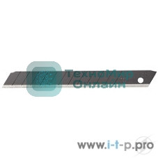 Штукатурно -малярный инструмент Лезвия OLFA сегментированные BLACK MAX, 9х80х0,38мм, 13 сегментов, 50шт OL-ABB-50B