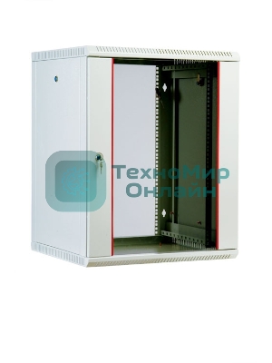 Шкаф телеком. настенный разборный 15U (600х650), съемные стенки, дверь стекло (ШРН-M-15.650)