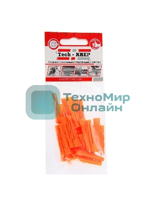 Дюбель универс. 6х37 полипропилен (уп. 30 шт) пакет Tech-Krep 102929