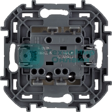Выключатель 2-клавишный с подсветкой/индикацией 10AX 250 В слоновая кость