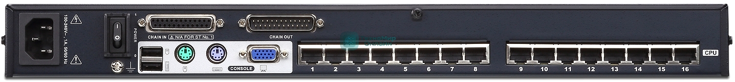 Переключатель ATEN KH1516A 16 Port Cat 5 High Density KVM SW W/POWER