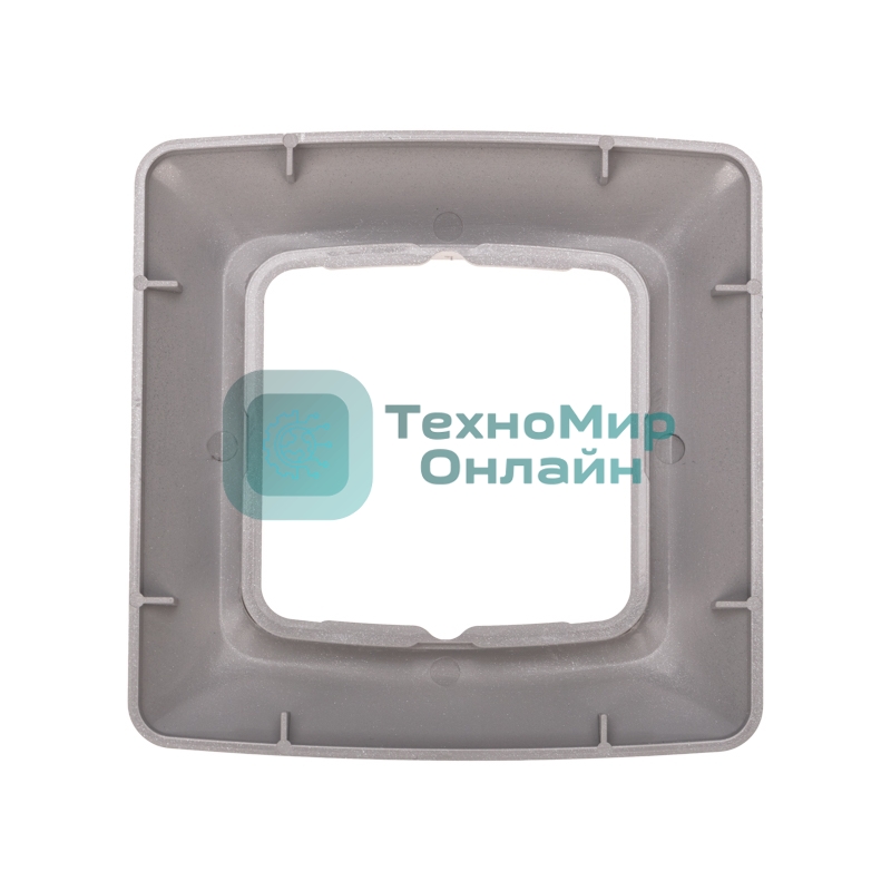 Рамка Kranz 1-я DEA горизонтальная Серебряный металлик