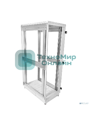 Шкаф телеком. напольный 42U (600x800) дверь металл (ШТК-М-42.6.8-3ААА) (3 коробки)