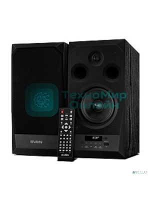 Акустическая система 2.0 SVEN MC-20, черный, мощность 2x45Вт (RMS), FM-тюнер, USB/microSD, дисплей, пульт ДУ, Bluetooth, Optical SVEN MC-20, черный, акустическая система 2.0, мощность 2x45Вт (RMS), FM-тюнер, USB/microSD, дисплей, пульт ДУ, Bluetooth, Optical
