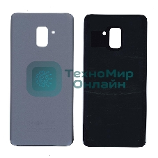 Задняя крышка для Samsung A730F Galaxy A8 Plus (2018) серебристый