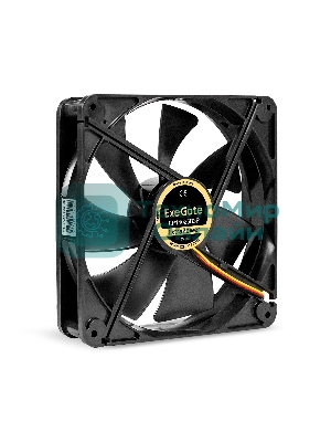 Вентилятор для корпуса ExeGate ExtraPower EP14025B3P черный, 140 мм, 1600 об/мин, 31 дБ, 3 pin