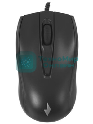 Мышь проводная Gembird MOP-110 черный, 1000 dpi, USB, кнопки - 3