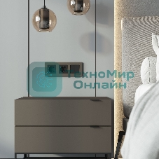 Рамка на 3 поста Slab (бронза софт) W0032963