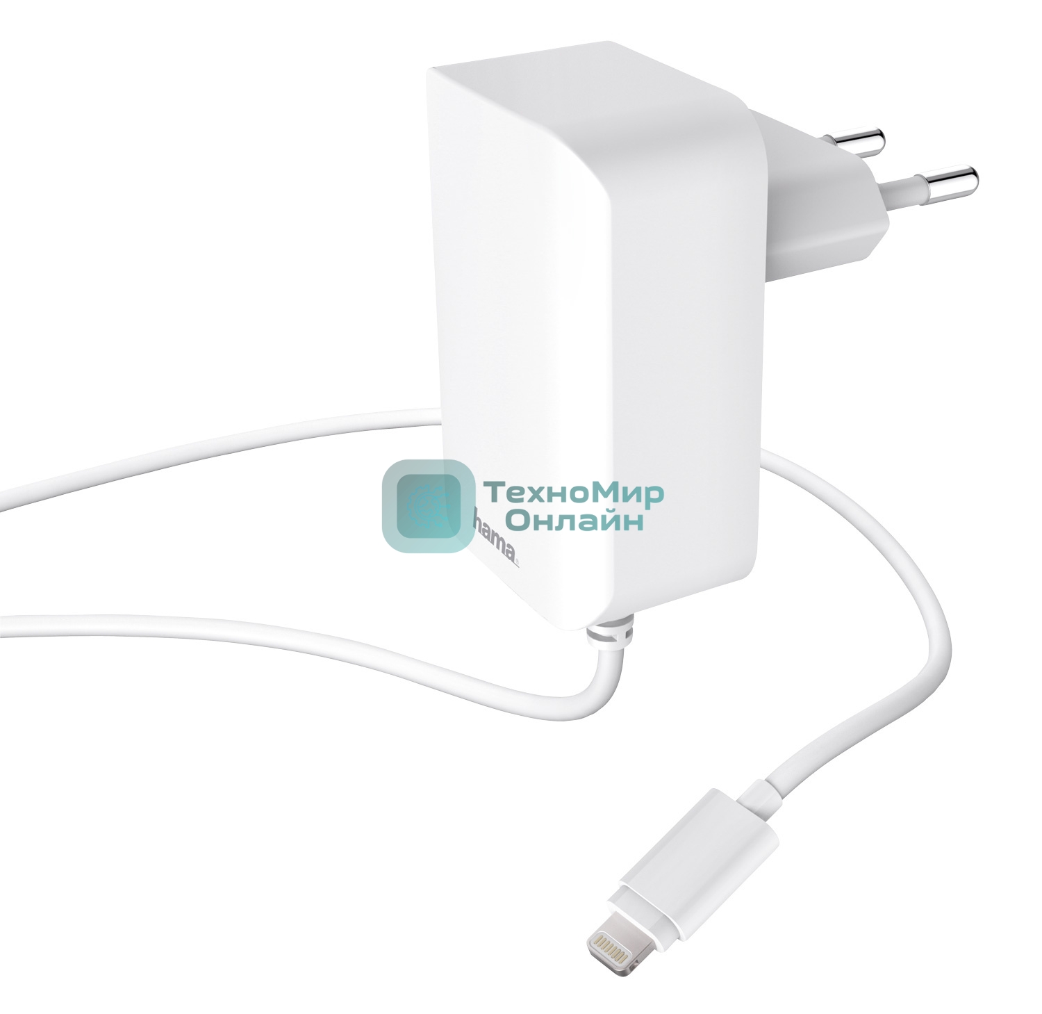 Сетевое зар./устр. Hama H-178342 2.4A для Apple белый (00178342)