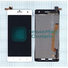 Дисплей для Micromax Canvas Knight A350 белый